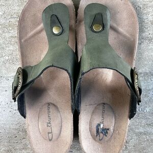 CL by Laundry Olive Green Sandals